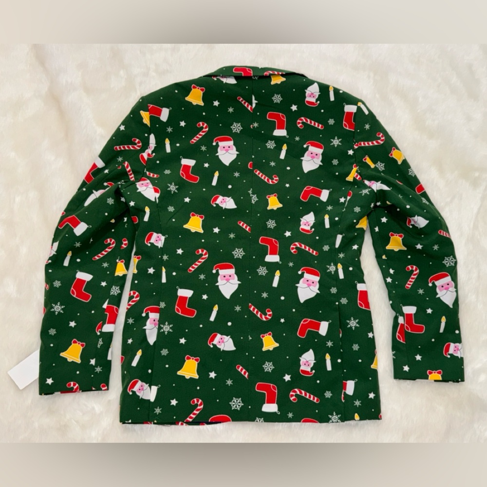 Men's OppoSuits NWT Festive Holiday Party 2 piece Santaboss Pant Suit, sz 40 - Picture 8 of 11